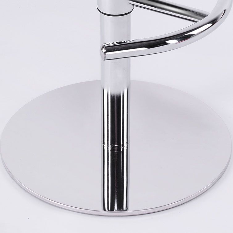 フェイクレザーバースツール調整可能な高さのスイベルバースツールとフットレスト