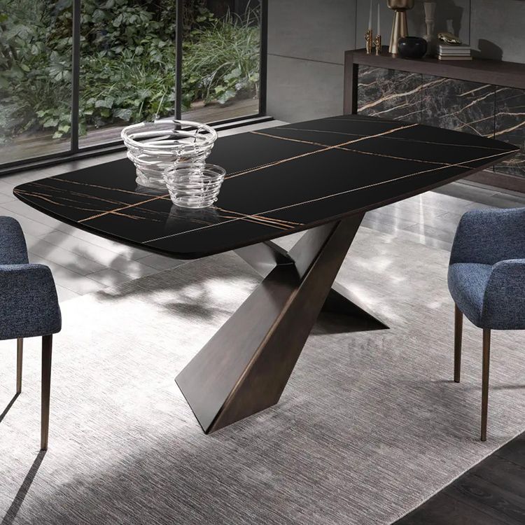 Rectangle Dining Site Table Traditional Luxury Stone Dinner Table for Indoor Clearhalo ' dining_table' 'Dining Tables & Seating' 'Dining Tables' 'furn' 'furn_dining_table' 'Furniture' 'furniture_dining_table' 'Kitchen & Dining Furniture' 'kitchen&dining_furn' 'kitchen' 'kitchen_dining_table' 1200x1200_42e8a8bd-9f8b-4740-ba89-e77a2a247768