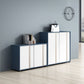 Coastal Lateral File Cabinet Color Block Filing Cabinet for Home or Office