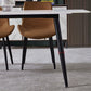Ensemble de salle à manger moderne en métal avec chaises à dossier solide, ensemble de dinette 1/2/4/5/7 pièces
