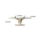 Luxurious Sintered Stone Dining Set Rectangle 1/4/5/7 Pieces Dinette Table Set in White Clearhalo 'Dining Room Sets' 'Dining Tables & Seating' 'dining_room_set' 'furn' 'furn_dining_room_set' 'Furniture' 'Kitchen & Dining Furniture' 1200x1200_42ead0ad-9cc3-4e55-8f1a-58fea2b9f487