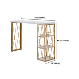 Glam Wood Bar Table Set 1/2/3 Pieces Rectangular Counter Set for Home Clearhalo 'Bar Furniture' 'furn' 'furn_home_bar_bar_sets' 'Furniture' 'Home Bars & Bar Sets' 'home_bar_bar_sets' 'Kitchen & Dining Furniture' 1200x1200_42ec1e32-9595-408d-90db-cec14f38ea5a