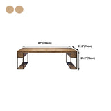 Modern Pine Writing Desk Rectangular Office Desk with Drawer Clearhalo 'furn' 'furn_office_desk' 'Furniture' 'Office Desks' 'Office Furniture' 'office_desk' 1200x1200_42eefa19-42de-473a-895b-99dd91b9895f