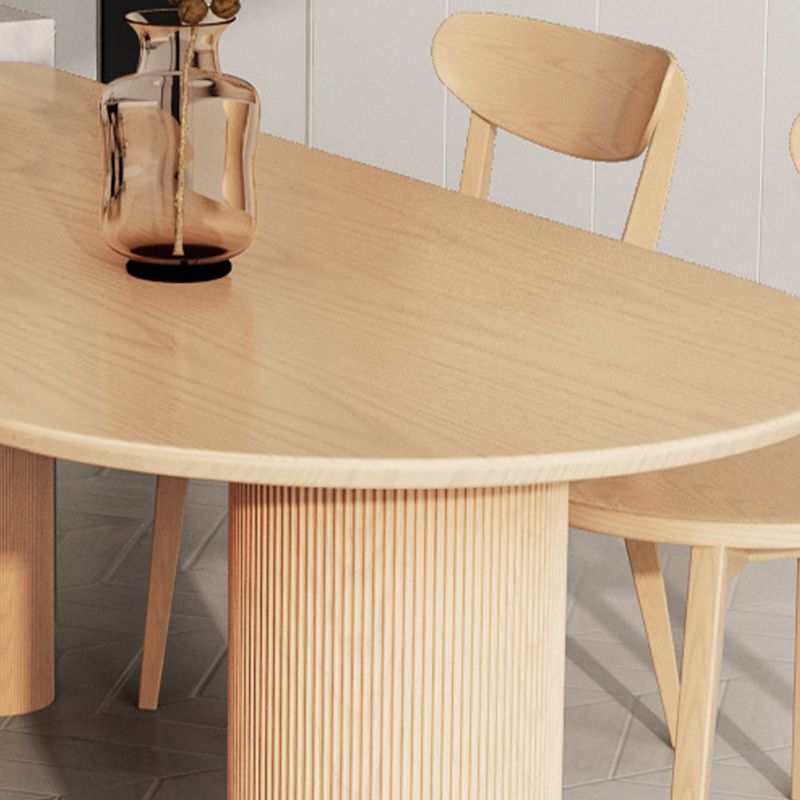 Pine Solid Wood Dining Table Modern Free Form Dining Table with Natural Finish Legs Clearhalo 'Dining Tables & Seating' 'Dining Tables' 'dining_table' 'furn' 'furn_dining_table' 'Furniture' 'Kitchen & Dining Furniture' 1200x1200_42eff49e-a682-4e3e-bf3a-2a494f6a1866