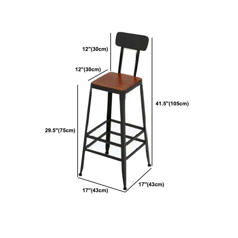 1/5 piezas Mesa de mesa de pub rectangular industrial de la mesa de madera con taburetes altos