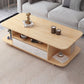 Scandinavian Coffee Table with Shelves and 1 Drawer Cocktail Table Clearhalo 'Coffee & Accent Tables' 'Coffee Tables' 'coffee_tables' 'furn' 'furn_coffee_tables' 'Furniture' 'Living Room Furniture' 1200x1200_42f63448-376d-434e-a3ed-bebf7d23aa54