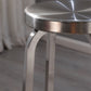 Silver Industrial 29.5" H Barstool Glossy Stainless Steel Brushed Tall Stool 1 Piece Clearhalo 'Bar Furniture' 'Bar Stools' 'bar_stools' 'furn' 'furn_bar_stools' 'furniture_bar_stools' 'Kitchen & Dining Furniture' 'kitchen&dining_furn' 'kitchen' 'kitchen_furn' Furniture' 1200x1200_42f91f14-3df8-49a0-beeb-6cdeb94fe255
