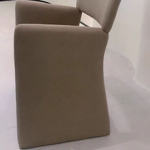 Silla de brazo de estilo contemporáneo de madera de madera de acento de comedor de madera para la cocina