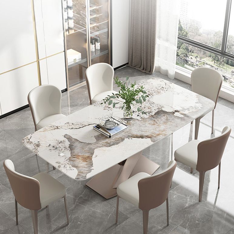 Modern 1/2/5/7 Pieces Dinette Set Sintered Stone Dining Table Set Clearhalo 'Dining Room Sets' 'Dining Tables & Seating' 'dining_room_set' 'furn' 'furn_dining_room_set' 'Furniture' 'furniture_dining_room_set' 'Kitchen & Dining Furniture' 1200x1200_42f9eae7-d3fe-4e16-b906-509b19163fe0