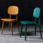 Scandinavian Restaurant Plastic Side Chair Open Back Matte Finish Dining Chair Clearhalo ' kitchen&dining_furn' 'Dining Chairs' 'Dining Tables & Seating' 'dining_chair' 'Furniture' 'furniture_dining_chair' 'Kitchen & Dining Furniture' 'kitchen' 1200x1200_42fd1ebc-d700-4d61-85ed-b0d72188688e