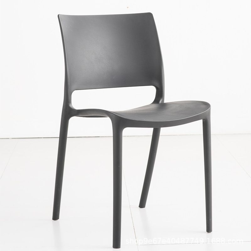 Contemporary Style Side Chair Open Back Plastic Dining Room Chair Clearhalo 'Dining Chairs' 'Dining Tables & Seating' 'dining_chair' 'furn' 'furn_dining_chair' 'Furniture' 'Kitchen & Dining Furniture' 1200x1200_42fdeb72-f747-49c6-96d9-b205941acbc9