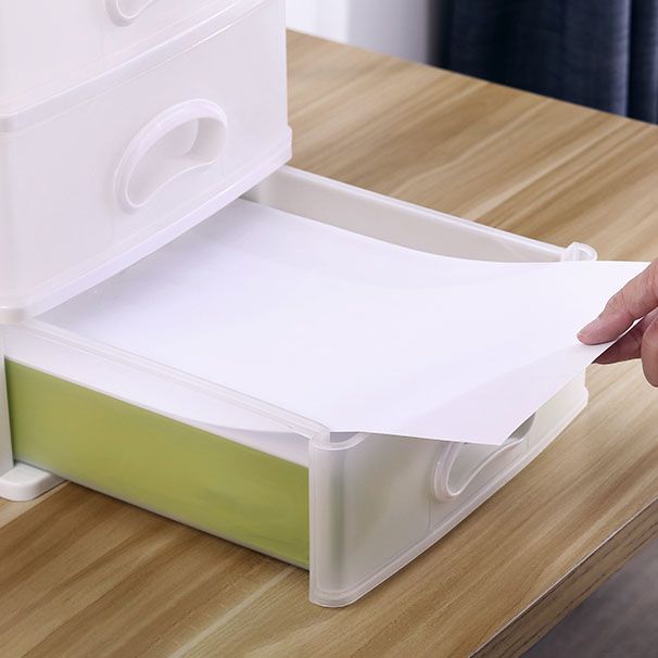 Cajones modernos Cajones de archivos de plástico vertical para la oficina en casa