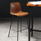 Tabouret de comptoir à godet intérieur intérieur repose-pieds tabouret de bar en faux cuir