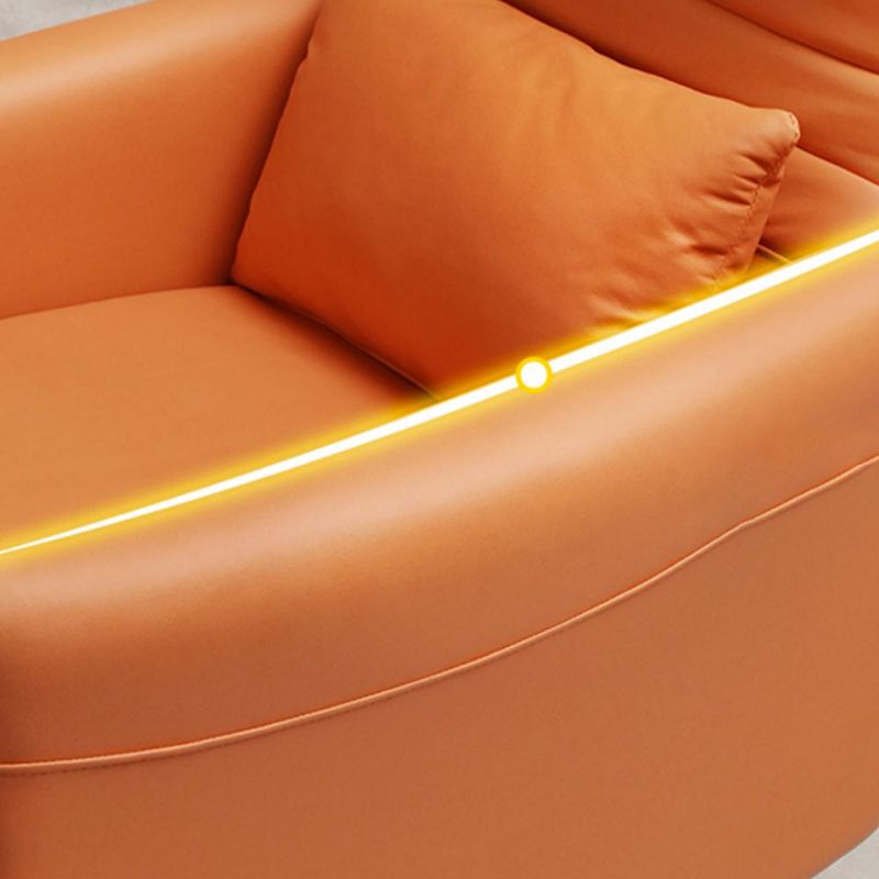 Sedia a poltrona regolabile in pelle finta poltrona poltrona moderna con cuscinetto