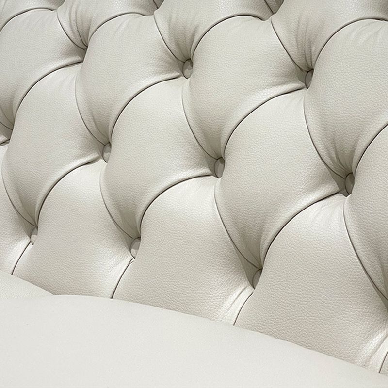 Modern Style Evagged Armrest Latex/sponge Padded Tufted Back Base Sofa Clearhalo 'furn' 'furn_sofas' 'Furniture' 'furniture_sofas' 'kitchen' 'kitchen_sofas' 'Living Room Furniture' 'Sofa' 'sofas' 1200x1200_430d55a7-78d3-4565-a2ee-1ea72106ba8f