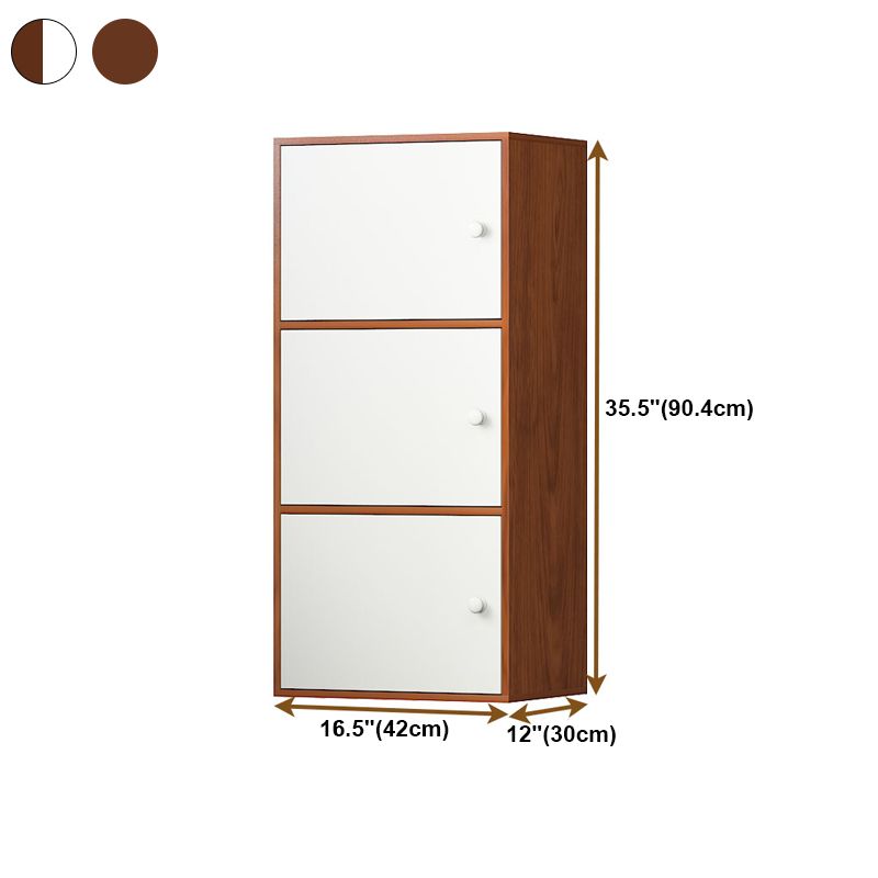 Manufactured Wood Standard Bookcase Contemporary Vertical Shelf with Cabinets Clearhalo 'Bookcases' 'furn' 'furn_bookcases' 'Furniture' 'furniture_bookcases' 'kitchen' 'kitchen_bookcases' 'Living Room Furniture' 'Office Furniture' 1200x1200_430e6bfb-6612-4795-89e3-3849d423ed6c