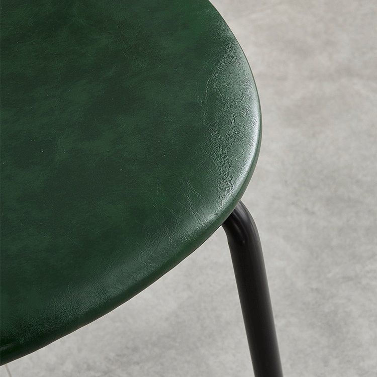 Contemporary Metal Dining Room Chairs Armless Open Back Dining Side Chair for Home Use Clearhalo ' kitchen&dining_furn' 'Dining Chairs' 'Dining Tables & Seating' 'dining_chair' 'furn' 'furn_dining_chair' 'Furniture' 'furniture_dining_chair' 'Kitchen & Dining Furniture' 'kitchen' 1200x1200_431072c1-7555-4eb8-9f15-453c8787114d