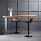 Modern Adjustable Height Barstool Faux Leather Swivel Bar Stools Clearhalo 'Bar Furniture' 'Bar Stools' 'bar_stools' 'furn' 'furn_bar_stools' 'Furniture' 'Kitchen & Dining Furniture' 1200x1200_431446b9-4cb0-4171-a385-7f8c597ec169