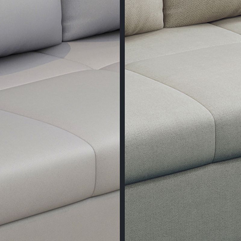 Square Arm Sofa with Loose Back Convertible Sleeper with Storage and Foldable Clearhalo 'furn' 'furn_sofas' 'Furniture' 'furniture_sofas' 'kitchen' 'kitchen_sofas' 'Living Room Furniture' 'Sofa' 'sofas' 1200x1200_43145ab7-6e66-49fc-a440-3dd00ee32821