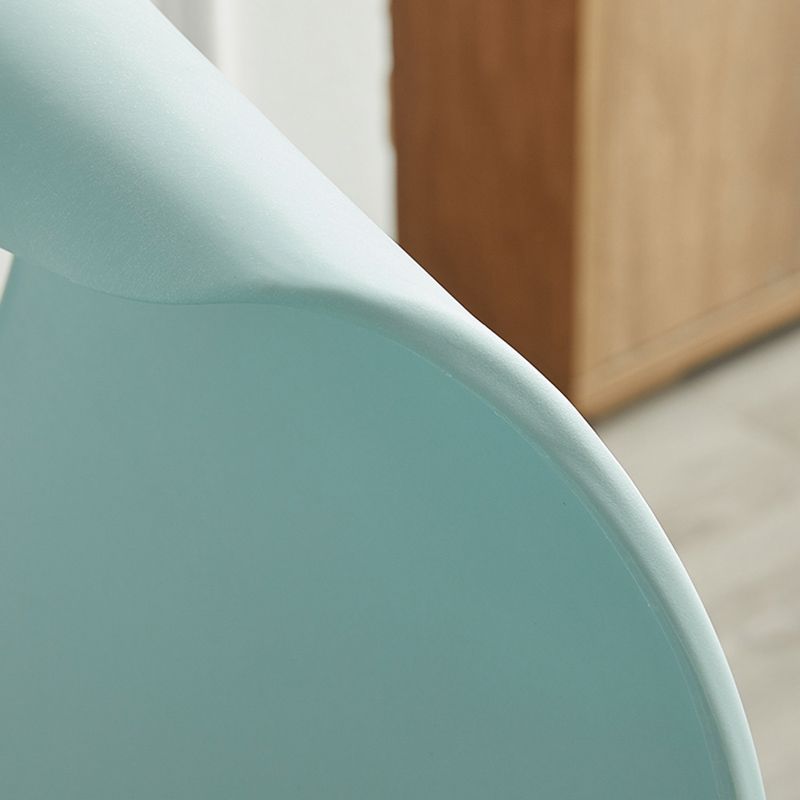 Plastic Dining Side Chairs Glam Indoor-Outdoor Chair of 18'' Wide Open Back Dining Side Chair Clearhalo ' kitchen&dining_furn' 'Dining Chairs' 'Dining Tables & Seating' 'dining_chair' 'furn' 'furn_dining_chair' 'Furniture' 'furniture_dining_chair' 'Kitchen & Dining Furniture' 'kitchen' 1200x1200_4314889e-cd0e-4e1a-aaf0-26870151c410