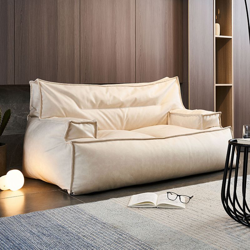 標準的なクッションテクノロジークロスソファ35.43 "Wベッドルーム用の埋め込み腕と