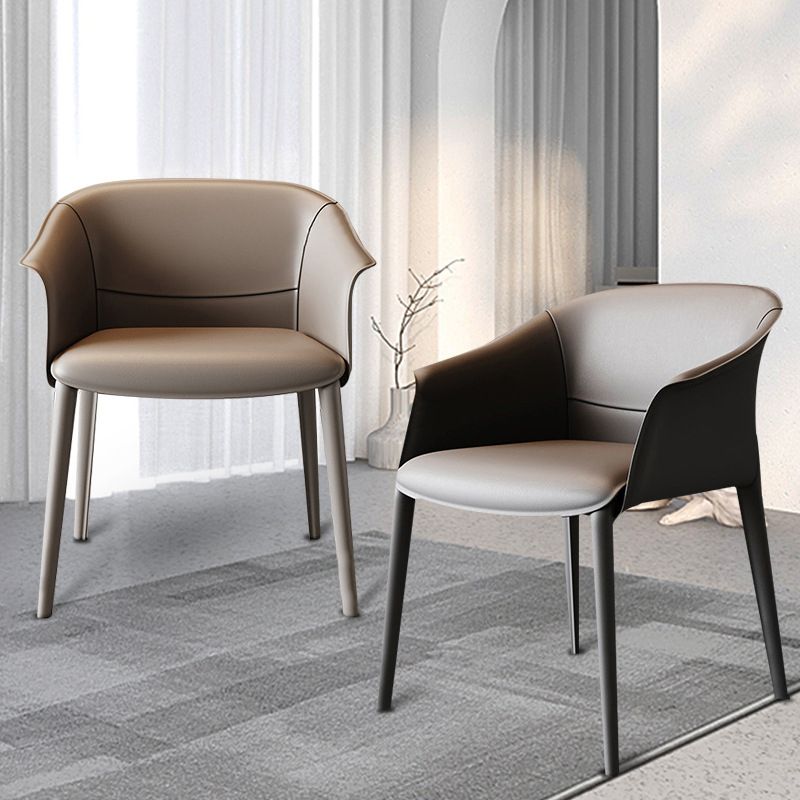 Arms Included Barrel Chair Barrel Sloped Arm Accent Chair with Legs Clearhalo 'Accent Chairs' 'accent_chairs' 'Chairs & Seating' 'furn' 'furn_accent_chairs' 'Furniture' 'Living Room Furniture' 1200x1200_43150e48-04dd-488a-8a74-15ee57d6a249