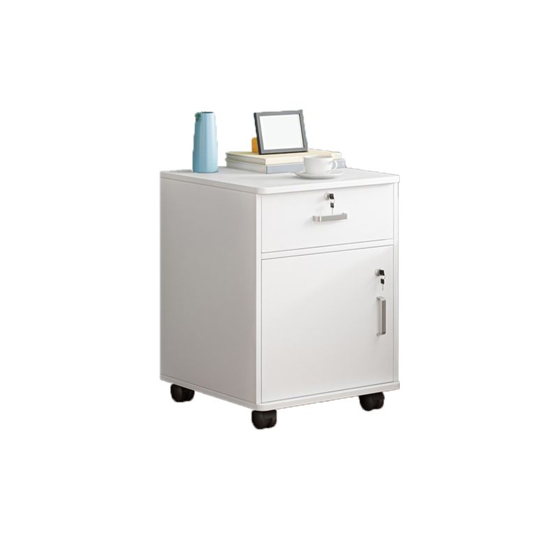 Modern Imitation Wood Bed Cabinet Drawer Lock Included Nightstand with Wheel Clearhalo 'Bedroom Furniture' 'furn' 'furn_night_stand' 'Furniture' 'night_stand' 'Nightstands' 1200x1200_4315da9f-a4c6-42c8-a7c6-afcea10da7b8