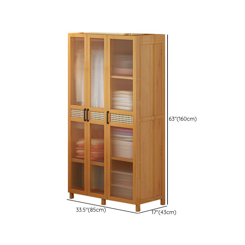 Freestanding Wood Wardrobe Modern Wardrobe with Legs and Shelves Clearhalo 'Armoires & Wardrobes' 'armoires_wardrobes' 'Bedroom Furniture' 'furn' 'furn_armoires_wardrobes' 'Furniture' 1200x1200_431a984a-31f1-499a-b968-ee0154fc9a34