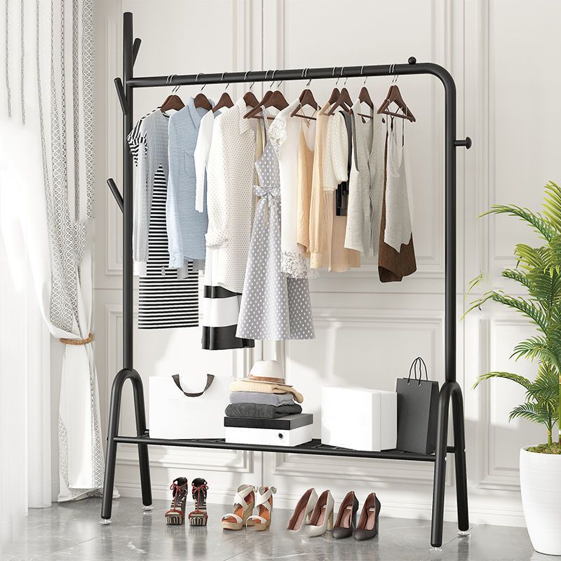 Fancy Hall Tree Hermoso árbol de entrada de metal con estante de almacenamiento de ganchos