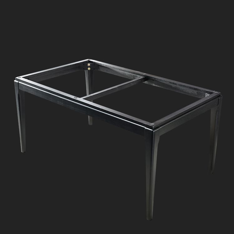 Rectangle Retro Modern Dining Table 4 Legs White Fixed Table of Sintered Stone Clearhalo 'Dining Tables & Seating' 'Dining Tables' 'dining_table' 'furn' 'furn_dining_table' 'Furniture' 'Kitchen & Dining Furniture' 1200x1200_431c1bc3-bd89-40d8-b946-af6f328e901e