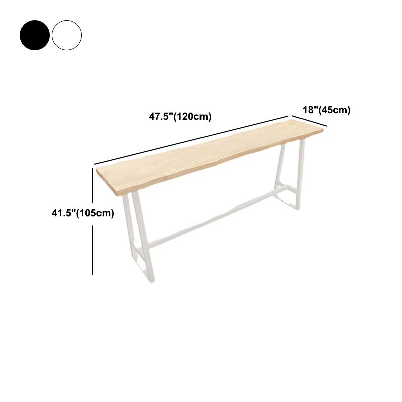 Solid Wood Bar Dining Table Traditional Luxury Rectangle Bar Table with Trestle Base Clearhalo 'Bar Furniture' 'Bar Tables' 'bar_tables' 'furn' 'furn_bar_tables' 'Furniture' 'Kitchen & Dining Furniture' 1200x1200_431d3ea6-9847-4415-be1b-ccdf2a9bde67