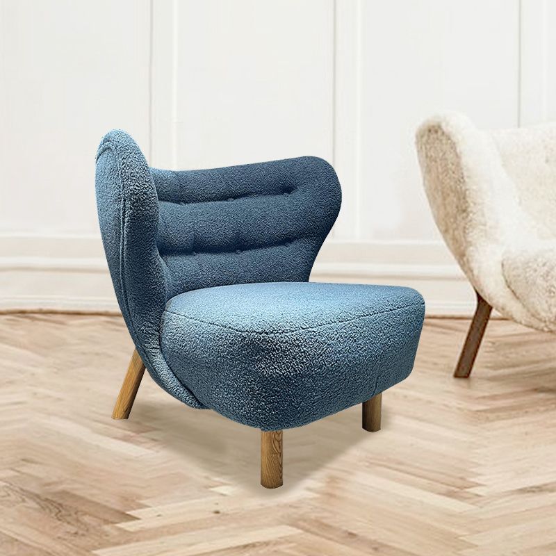 30.7 "l x28.3" w x31.4 "H sedia a telaio in legno massiccio a bracciale