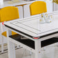 Modern Tempered Glass Desktop Rectangle Dining Table for Dining Room Clearhalo 'Dining Tables & Seating' 'Dining Tables' 'dining_table' 'furn' 'furn_dining_table' 'Furniture' 'Kitchen & Dining Furniture' 1200x1200_43243775-9779-4f80-89d3-2a13827a14b2