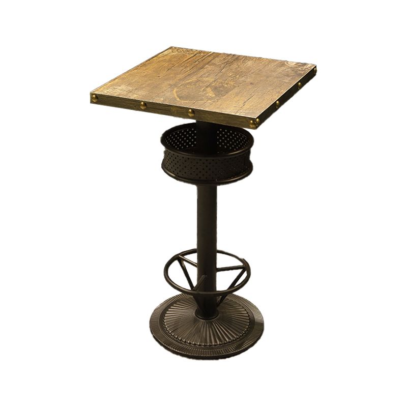 Modern Wood Storage Counter Height Table Brown Bistro Accent Dining Table Clearhalo 'Bar Furniture' 'Bar Tables' 'bar_tables' 'furn' 'furn_bar_tables' 'Furniture' 'furniture_bar_tables' 'Kitchen & Dining Furniture' 'kitchen&dining_furn' 'kitchen' 1200x1200_43245031-1724-4715-81d7-73cac4c991fa