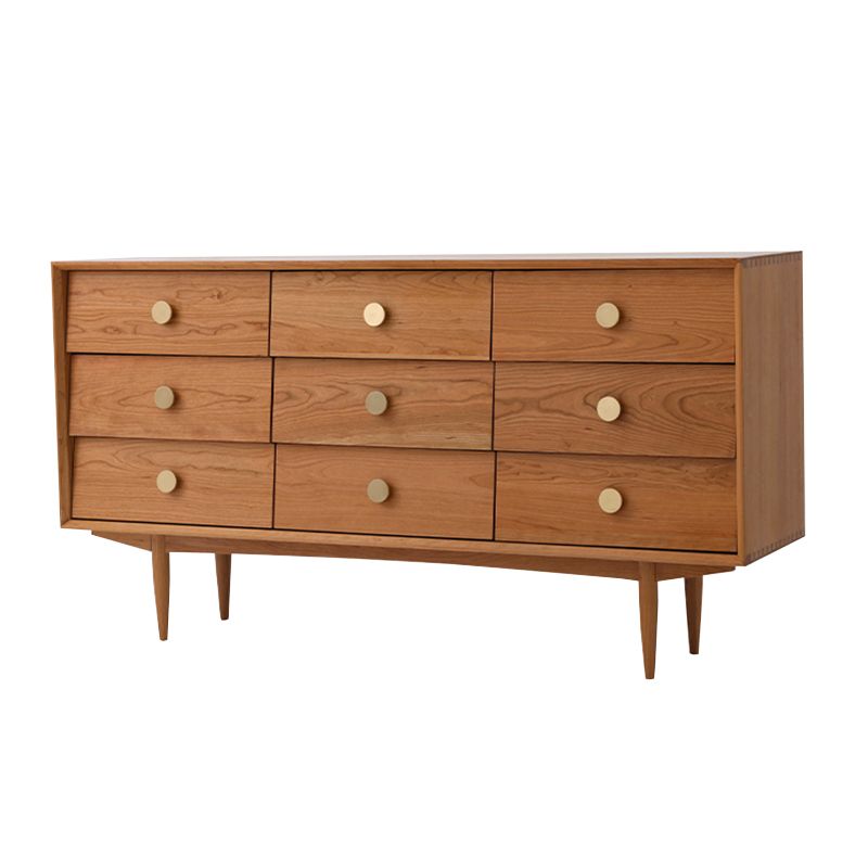 Contemporary Rectangle Wood Accent Cabinet Knobs Cabinet with Drawer Clearhalo 'Cabinets & Chests' 'cabinets_chests' 'furn' 'furn_cabinets_chests' 'Furniture' 'Living Room Furniture' 1200x1200_43294e60-a08e-4672-a0e4-182c430377f7