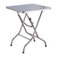 Industrial Style Dining Table Square Stainless Steel Folding Dining Table for Home Use Clearhalo 'Dining Tables & Seating' 'Dining Tables' 'dining_table' 'furn' 'furn_dining_table' 'Furniture' 'Kitchen & Dining Furniture' 1200x1200_432b3089-a014-4b88-8865-a80340f7323e