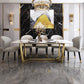 Luxury 1/2/5/6/7 Pieces Dining Set with Stone Rectangle Table and Chairs Dinette Set Clearhalo 'Dining Room Sets' 'Dining Tables & Seating' 'dining_room_set' 'furn' 'furn_dining_room_set' 'Furniture' 'furniture_dining_room_set' 'Kitchen & Dining Furniture' 'kitchen&dining_furn' 'kitchen' 1200x1200_432e398a-67bb-49b8-aa03-58783043e8d3