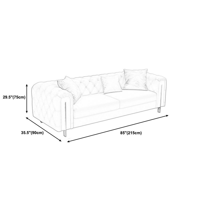 Tufted Split-Back Tuxedo Arm Chesterfield Sofa for Living Room, Apartment Clearhalo 'furn' 'furn_sofas' 'Furniture' 'furniture_sofas' 'Living Room Furniture' 'Sofa' 'sofas' 1200x1200_432ef482-ad5e-4620-87ab-c52f0056ac17