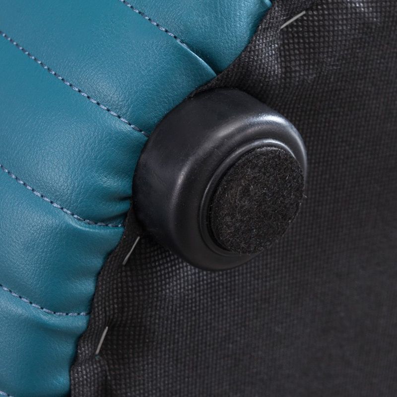 Contemporary Pouf Ottoman Genuine Leather Upholstered Solid Color Cylinder Shape Ottoman Clearhalo 'furn' 'furn_ottomans_poufs' 'Furniture' 'Living Room Furniture' 'Ottomans & Poufs' 'ottomans_poufs' 1200x1200_433136ea-3302-40fc-9823-9b4ba0250159