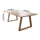 Modern Solid Wood Table Rectangle Dining Table with Double Pedestal Base Clearhalo ' dining_table' 'Dining Tables & Seating' 'Dining Tables' 'furn' 'furn_dining_table' 'Furniture' 'furniture_dining_table' 'Kitchen & Dining Furniture' 'kitchen&dining_furn' 'kitchen' 'kitchen_dining_table' 1200x1200_43321821-96fe-4ecd-90b4-e7e21e73c184