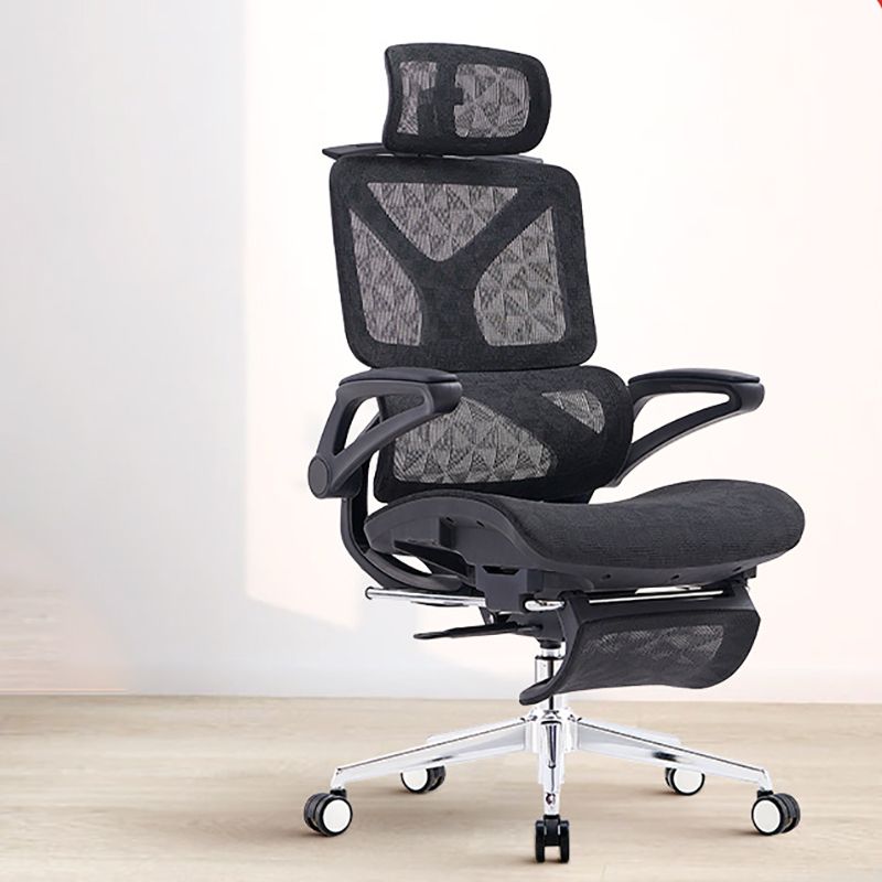 24"W Modern Desk Chair Breathable Air Grid Arms Included Office Chair Clearhalo 'furn' 'furn_office_chair' 'Furniture' 'Office Chairs' 'Office Furniture' 'office_chair' 1200x1200_43330a8c-e250-4c1b-b6b1-daa5f6c00c53