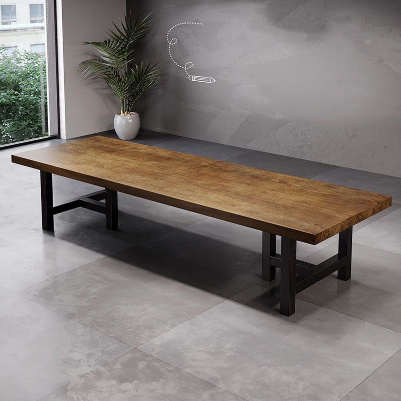 MODERNA DESCA OFFEGNO IN LEGNO STRADA 29,5 "H DESCIO RETTANGOLARE