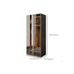 Modern Glass Wardrobe Wardrobe Armoire Wardrobe Cabinet for Home
