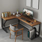 Bureau de bureau simple moderne en L Bureau d'écriture en forme en L pour le salon et le bureau