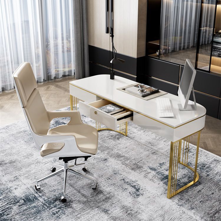 Bedroom Writing Table Luxury Style Rectangular Shaped Work Desk Clearhalo 'furn' 'furn_office_desk' 'Furniture' 'furniture_office_desk' 'Office Desks' 'Office Furniture' 'office_desk' 1200x1200_433a40cf-396a-464c-bbe8-323554eff6ec