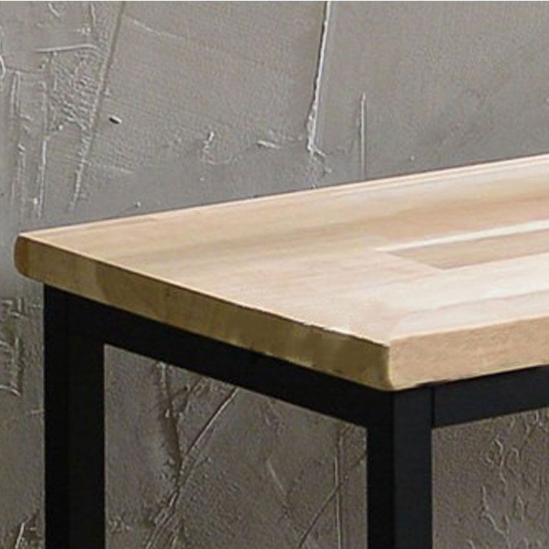 Midden-eeuwse moderne ijzeren console banken tafel rechthoek dennen eindtafel voor hal