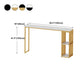 Marble Bar Table with Rectangle Table Top Double Pedestal Table with 41.3-inch Height Clearhalo 'Bar Furniture' 'Bar Tables' 'bar_tables' 'furn' 'furn_bar_tables' 'Furniture' 'furniture_bar_tables' 'Kitchen & Dining Furniture' 1200x1200_433ba07f-27bd-48a4-a5f4-d9cd51b3e1a3