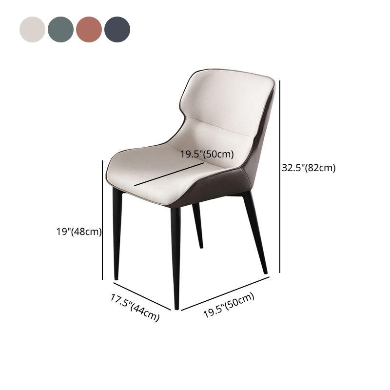 Indoor Industrial Arm Chair Metal Wingback Upholstered Dining Room Chair Clearhalo ' kitchen&dining_furn' 'Dining Chairs' 'Dining Tables & Seating' 'dining_chair' 'furn' 'furn_dining_chair' 'Furniture' 'furniture_dining_chair' 'Kitchen & Dining Furniture' 'kitchen' 1200x1200_433ba6b5-1906-4902-965a-24006c44ff84
