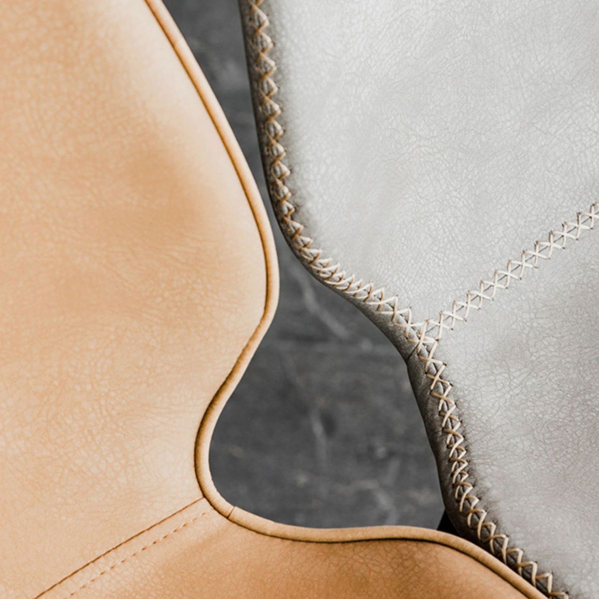Scandinavian Matte Finish Leather Barstool Footrest Coffee Shop Stool Clearhalo 'Bar Furniture' 'Bar Stools' 'bar_stools' 'furn' 'furn_bar_stools' 'Furniture' 'furniture_bar_stools' 'Kitchen & Dining Furniture' 1200x1200_433c5652-2efe-42e6-b267-4f45404fc287