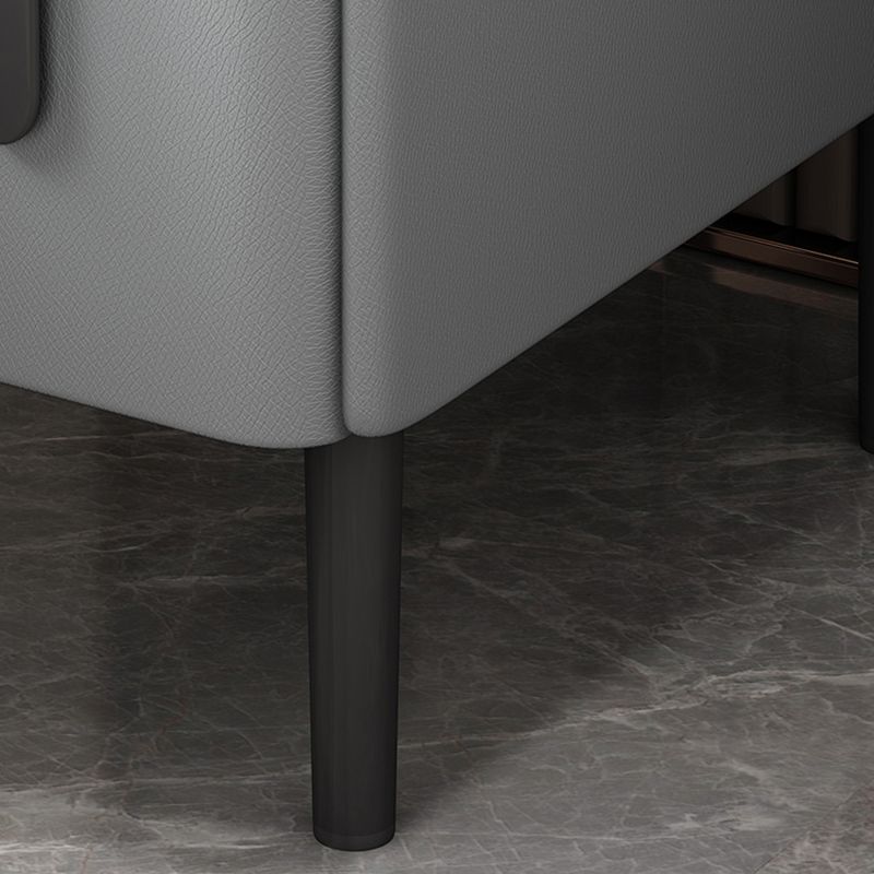 Hölzerner Nachttisch mit 2 Schubladen 20 "hoher Nachttankschrank mit Beinen